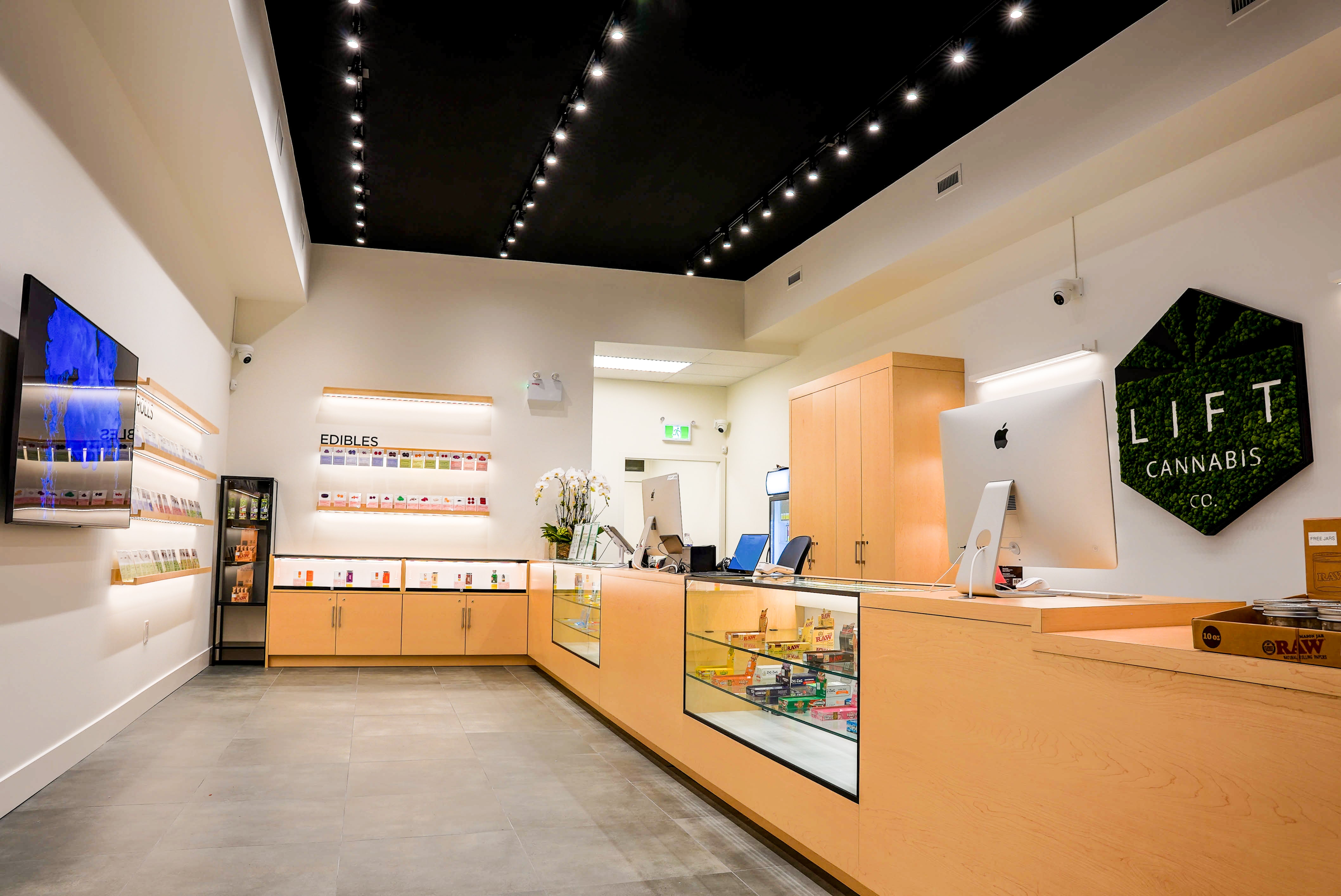 Inside Lift Cannabis Co. on Rupert Street